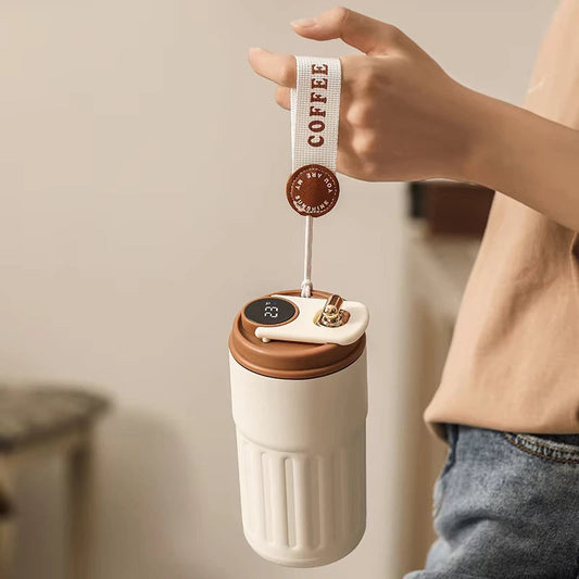 Smart Thermos Vacuum Flask with LED Display